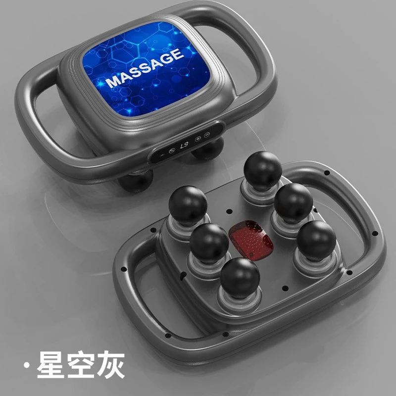 Six-head massage gun