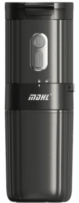 Portable coffee maker with grinder