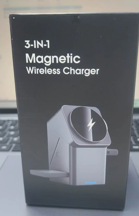 Three-in-one folding wireless charger
