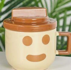 雪宝手机支架杯