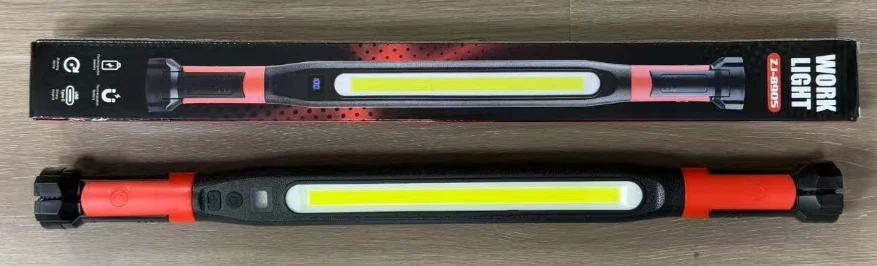 Work light strip with magnetic mount