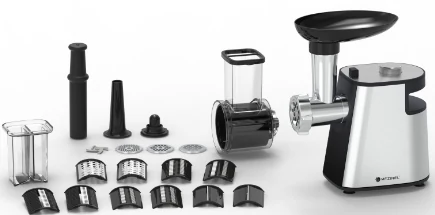 2-in-1 vegetable chopper and meat grinder