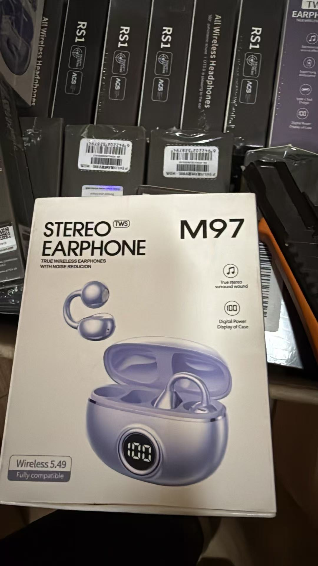 蓝牙耳机M97紫色
