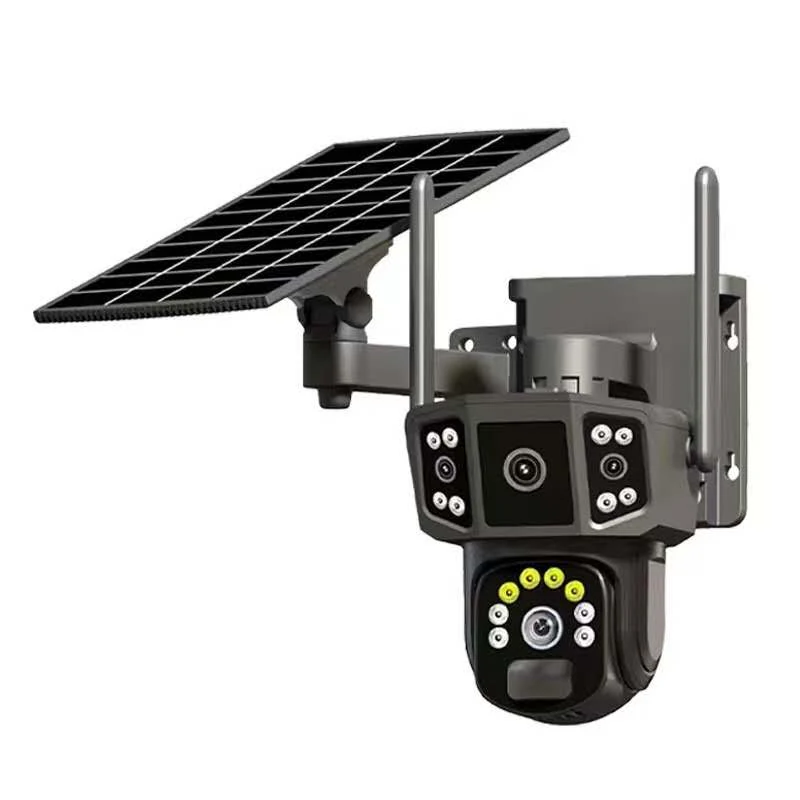 Solar-powered dome surveillance camera